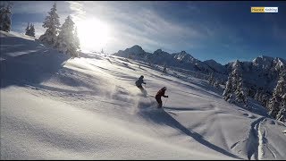 DJ Ötzi Gipfeltour 2018 und Sonnenskilauf im Skigebiet Hauser Kaibling