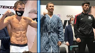Gennady Golovkin vs Ryota Murata Weight in. Golovkin Murata Weight in, face off Highlights Hd Boxing