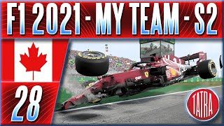 F1 2021 My Team | Šílená Kolize ve Velké Rychlosti! Vozy Létají Vzduchem | #28 | CZ Let's Play (S2)