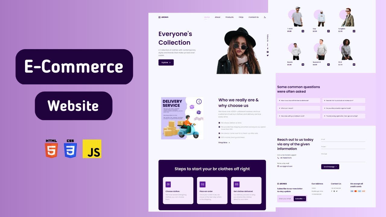 Building A Responsive E Commerce Website From Scratch With Html Css