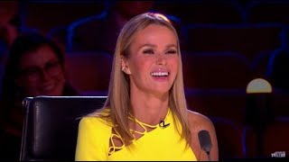 Britain's Got Talent judge Amanda Holden showed off her "brilliant" impressions to her co-stars