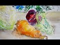 the broccoli cabbage and a carrot how to make a paintings my art number 79 still life..