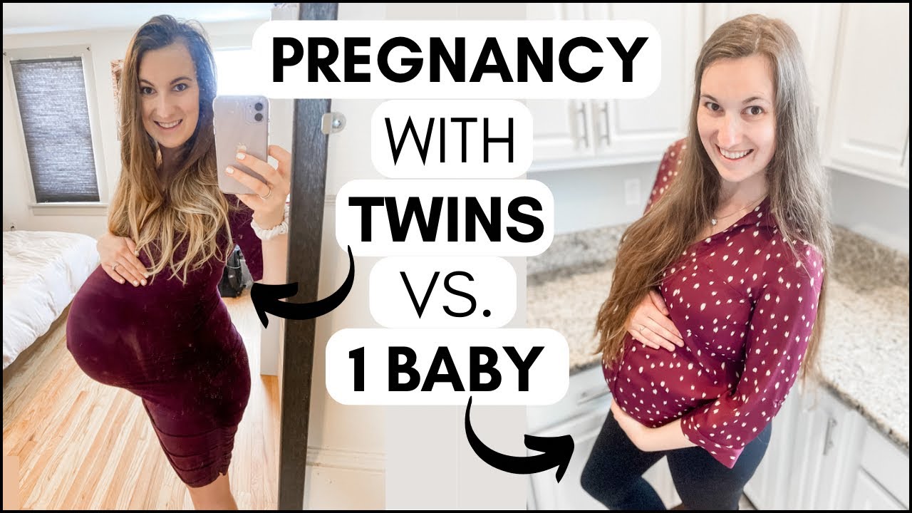 MY TWINS PREGNANCY VS. SINGLETON PREGNANCY + LIFE UPDATES | POSITIVE ...