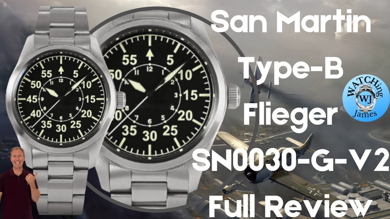 San Martin Type B Flieger SN0030-G2 Full Review - YouTube