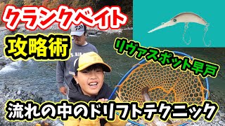 リヴァスポット早戸でクランクベイトを攻略せよ！釣りキッズ攻略なるか！？