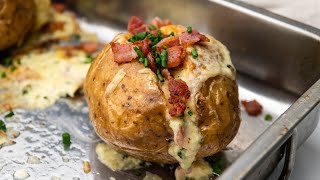 Super Slow Cooked Loaded Baked Potato Recipe