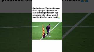 Gerard Pique memutuskan pensiun dari FC Barcelona! #shorts #gerardpiqué #fcbarcelona