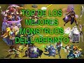 MONSTER LEGENDS -TOP DE LOS MEJORES MONSTRUOS DE ESTE LABERINTO