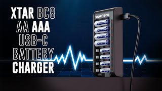 Unboxing/Overview: Intelligent Smart Charger XTAR BC8 AA AAA USB-C Battery Charger