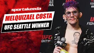 Melquizael Costa on quick submission victory over Andre Fili