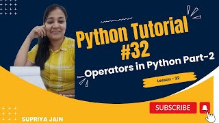 Comparison Operator in Python | Python Tutorial #32