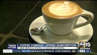 Cartel coffee company offers subscription