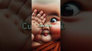 #so cute monk #cutebaby #funny #baby #cartoon #trending #foryou #littlemonk #cute #viral 💯🔥🥰😀