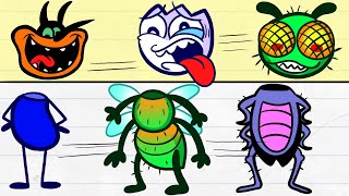 Max and The Swap Bodies Problem with Flies | Funny Cartoon Animation | Animated Short Films