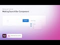 Adobe Xd Tutorial - Making search bar and dropdown component