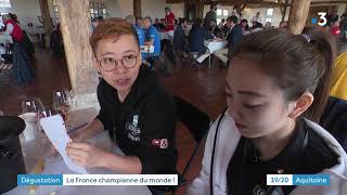 Grands crus : la France championne du monde de dégustation à l'aveugle