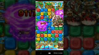 【チーフのプレイ動画】ポコダン ルンダン エルル＆アリー上級(進化後最高☆6まで)運気100パ攻略