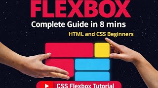 CSS Flexbox Tutorial for Beginners | HTML & CSS Complete Guide in 8 Minutes 🔥