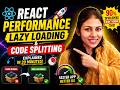 React Lazy Loading & Code Splitting Explained in 20 Minutes ⚡ Improve App Performance