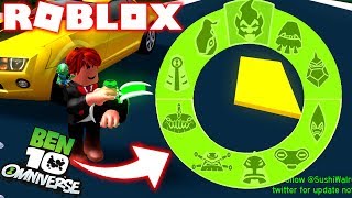 Roblox Ben 10 Novo Holograma De Seleção De Aliens Do - 