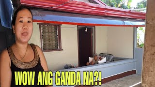 UPDATE SA HOUSE RENOVATION NILA VINA AT LOLA RUFINA ! NAGUSTOHAN NILA ANG KULAY