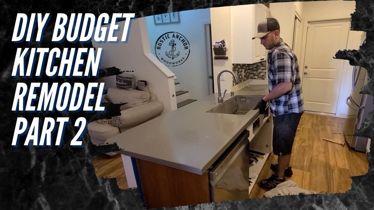 How to remodel your kitchen on a budget easy DIY project part 2