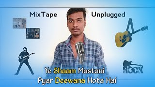 Ye Shaam Mastani / Pyar Deewana Hota Hai - Vivek Raj | MixTape Unplugged | Cover Song | Kishore K.
