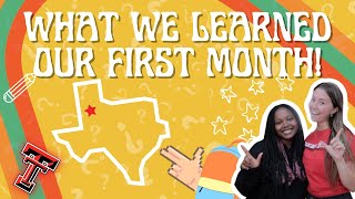 10 Things We've Learned In Our First Month | Texas Tech Vlog Squad