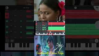 Oh rendu Prema Meghalila song piano cover #dj #djremix #djviral #piano #latest #music #shorts #likes