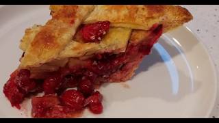 Thanksgiving Apple Cranberry Pie