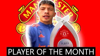 🚨Lisandro Martinez Reacts to Winning Man United Player Of The Month Award Today