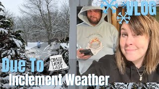 Due to INCLEMENT WEATHER | Crazy Lamp Lady VLOG | Day in the Life