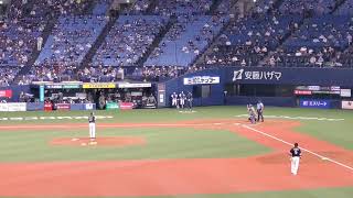 20210829　ｽﾋﾟｰｶｰから流れる【山足達也】応援歌→ﾋｯﾄ　5回ｳﾗ　ｵﾘｯｸｽ･ﾊﾞﾌｧﾛｰｽﾞ@京ｾﾗﾄﾞｰﾑ大阪［Bs夏の陣2021］外野ﾚﾌﾄ下段