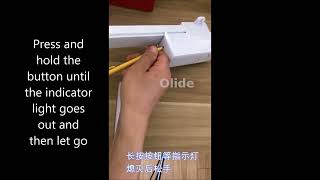 How to Pair the Remote Control to Olide OS101 Smart Sliding Window Opener