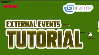 Updated GDevelop Platformer #7 External Events