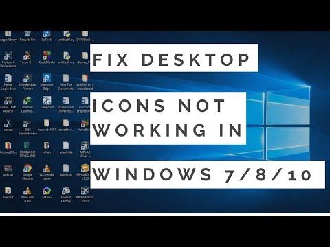 Fix Desktop Icons not Clickable/ Not Working In Windows 7/8/10/11