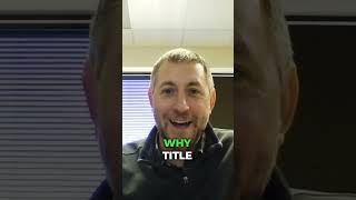 Title Insurance...Why is it important...