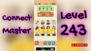 Connect Master Level 243 Walkthrough | Match Puzzle Game 🔗🧩 | SolutionGuruji