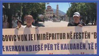 Dështon protesta kundër pjesëmarrjes së Bregoviç në Festën e Birrës,Gjuzi e Jenisheri marshojnë...