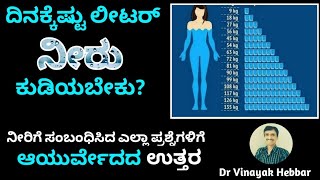 How much water should I drink a day | ದಿನಕ್ಕೆಷ್ಟು ನೀರನ್ನು ಕುಡಿಯಬೇಕು? | ಬಾಯಾರಿಕೆಯೇ ಆಗದಿದ್ದರೆ?