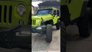 Wrap Jeep Rubicon - Acid Lime teckwrap #teckwrap #wrapping #venezuela #carwraping