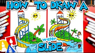 How To Draw A Waterslide