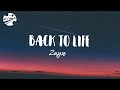 ZAYN - Back to life (lyric video)