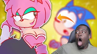Sonic Meets Amy Rouge Reaction @MugiMikey