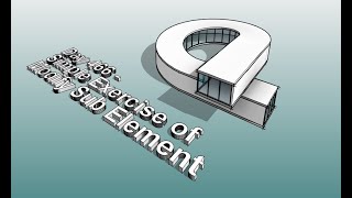 Everyday Revit (Day 466) - Simple Model using Modify Sub Elements