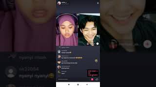 #videolive vidhia live sama cowok cakep part 2 / Bikin baper parah dah gua nih cowek nya