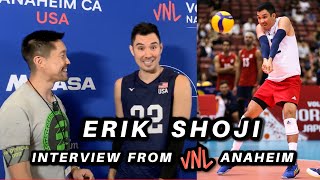 Talking About The Split Step | Erik Shoji Interview from VNL 2023 Anaheim
