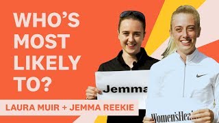 Laura Muir \u0026 Jemma Reekie on British Athletics Training Camp Life in 'Whos' Most Likely To'