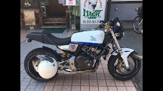 これが究極ホーネットカフェレーサーだ　HONDA Hornet250　MC31　ホンダ・ホーネット250　HONDA CB250F　Cafe Racer