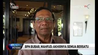 Apresiasi Sikap Elite Partai, Mahfud MD: Akhirnya Semua Bersatu